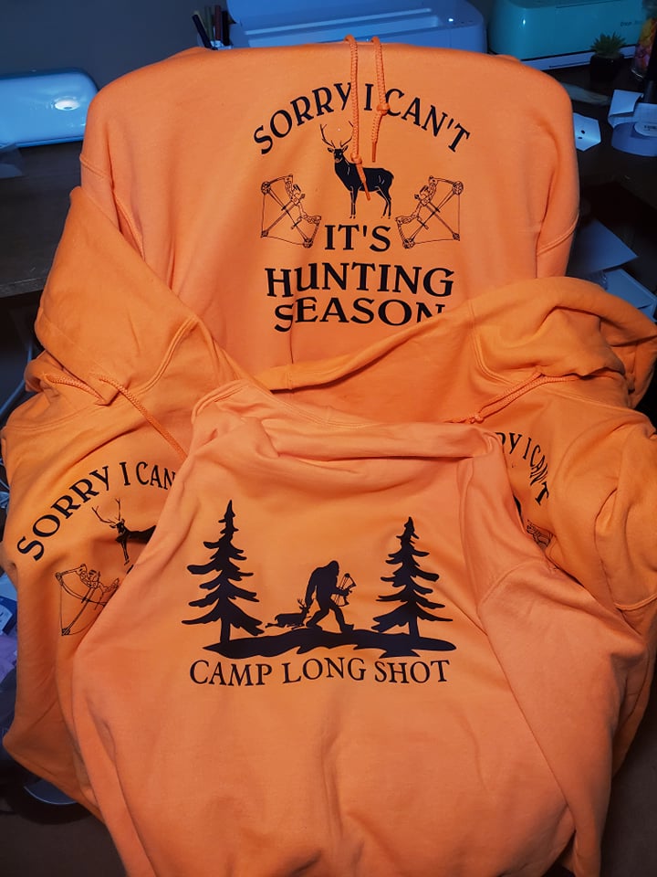 Group Hunting Sweatshirts Cricut Smart Iron-On Vinyl