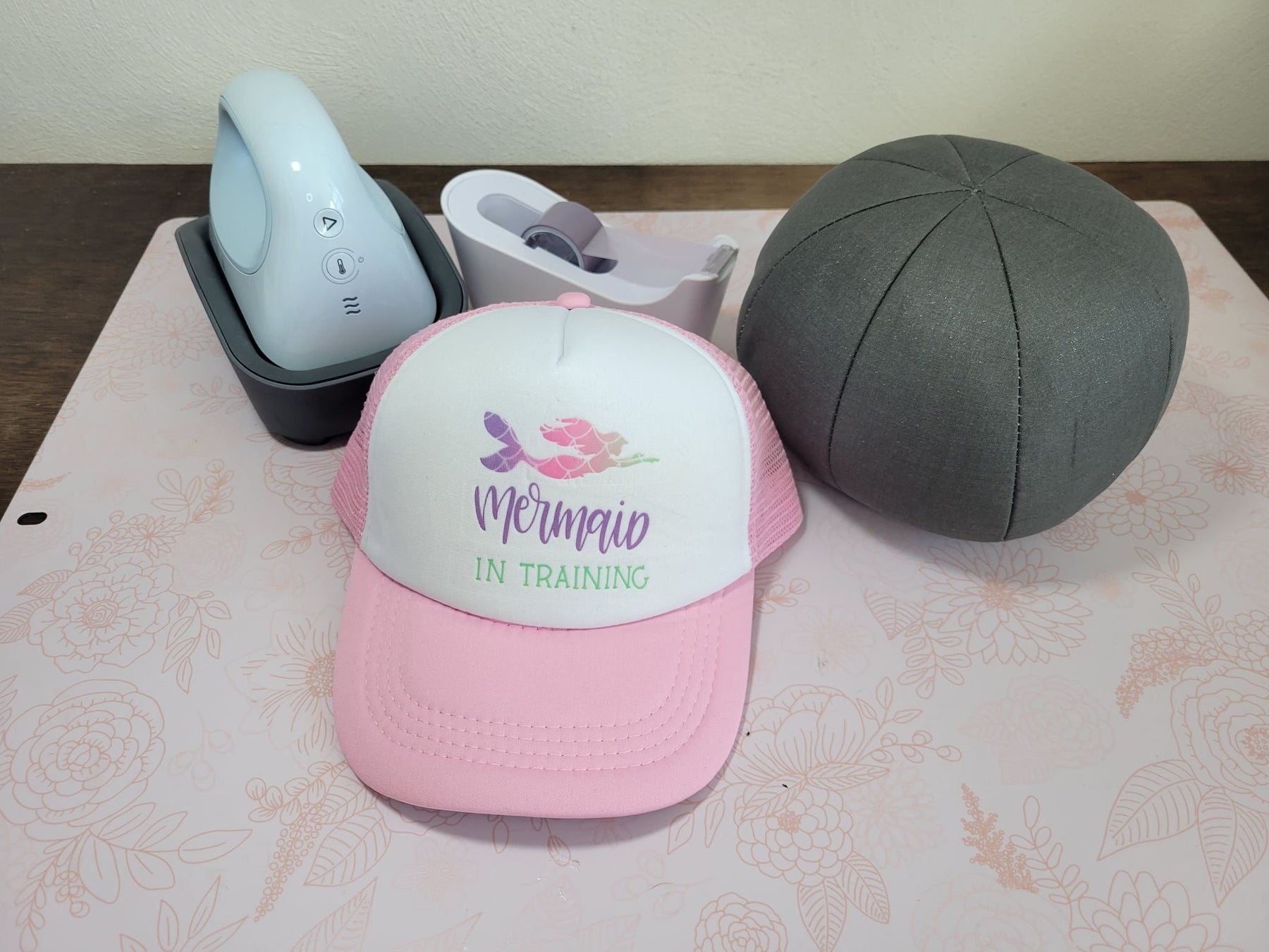 DIY Mermaid with the Cricut Hat Press