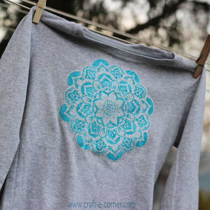 Glitter Heat Transfer Vinyl DIY Using Silhouette Cameo