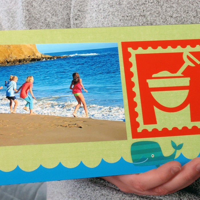 Take Me to the Beach: Cricut Scrapbook Album