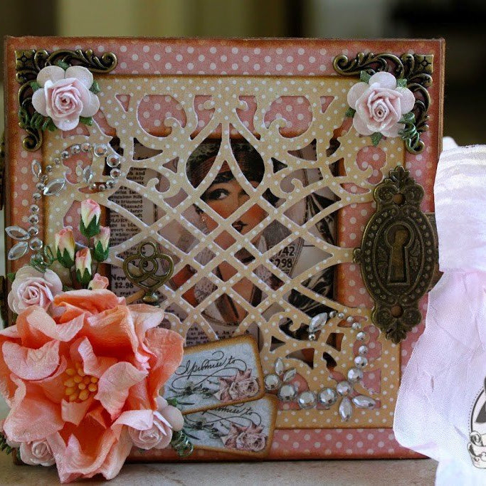 Vintage Glam Altered Art Box and Mini Album