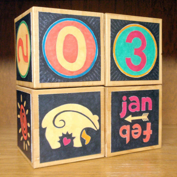 DIY Perpetual Block Calendar (including Free Pattern)