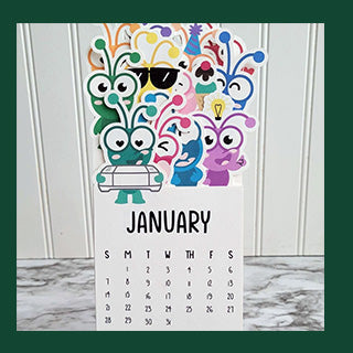 Cricut Cutie Print Then Cut Desk Calendar