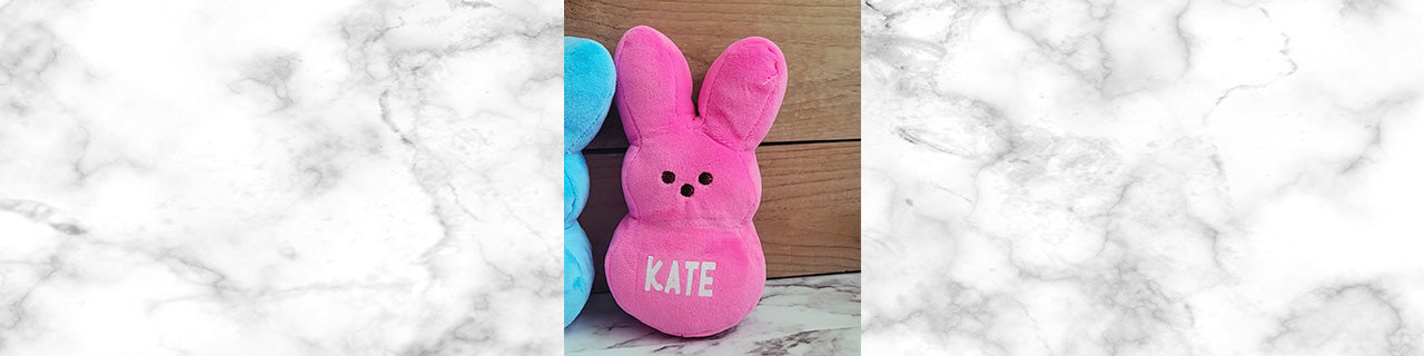 Easy Personalized Easter Stuffies Using Cricut Iron-on