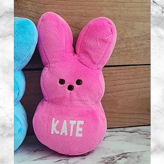 Easy Personalized Easter Stuffies Using Cricut Iron-on