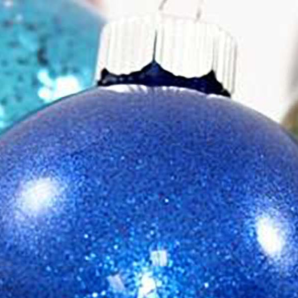 So-Easy 6 Step Pledge Glitter Ornaments