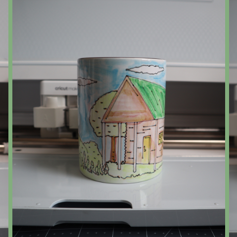 How to Watercolor Paint with Infusible Ink Markers // Cricut Mug Press Tutorial