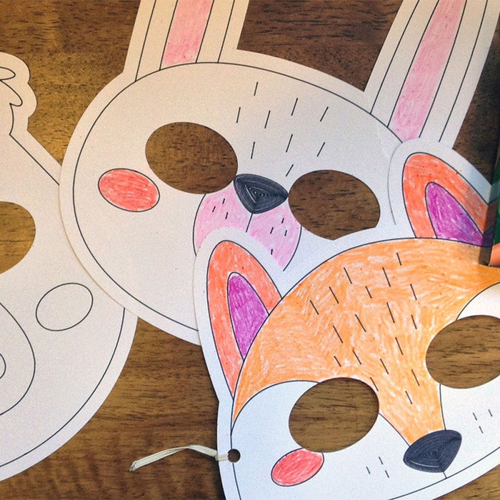 DIY Kids Forest Animal Party Supplies Using Cricut