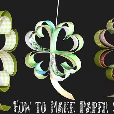 St. Patrick’s Day Crafting: How to Make Paper Shamrocks