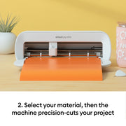 Cricut Joy Xtra Die-Cutting Machine with Permanent Smart Vinyl Sampler Packs, Transfer Tape and Tool Set Bundle