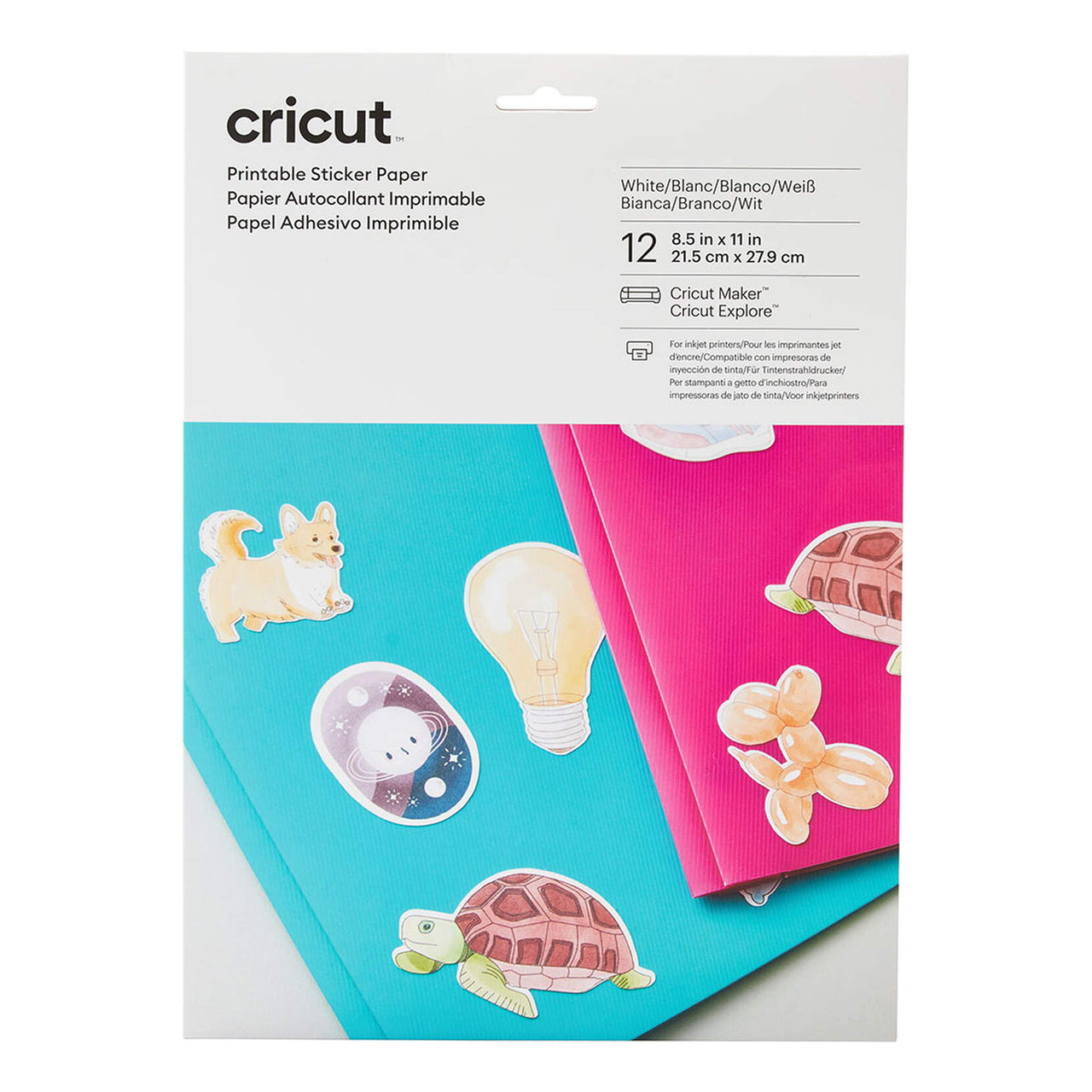 Cricut White Printable Sticker Paper