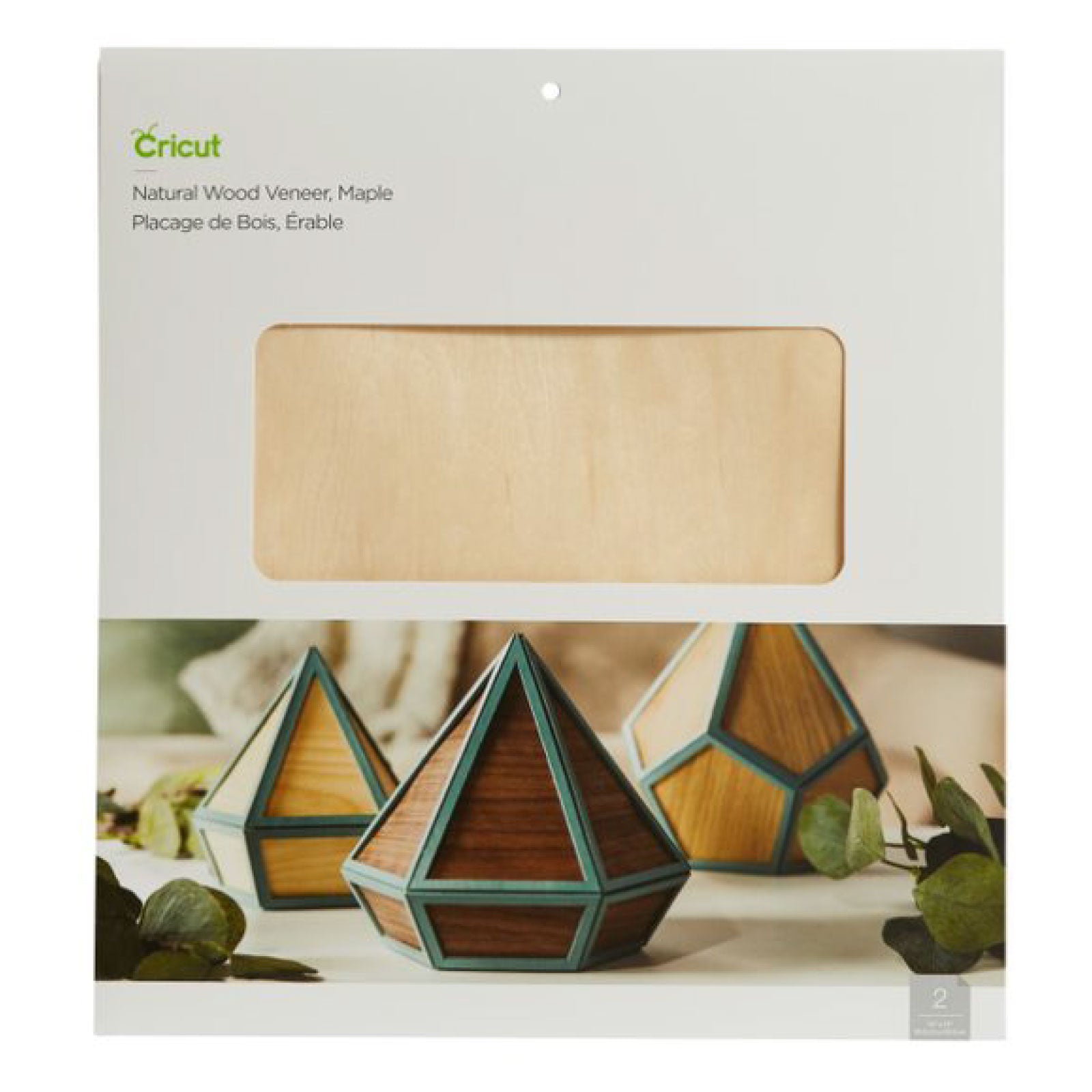 Cricut Natural Wood Veneers Bundle, Maple and Cherry, 12x12