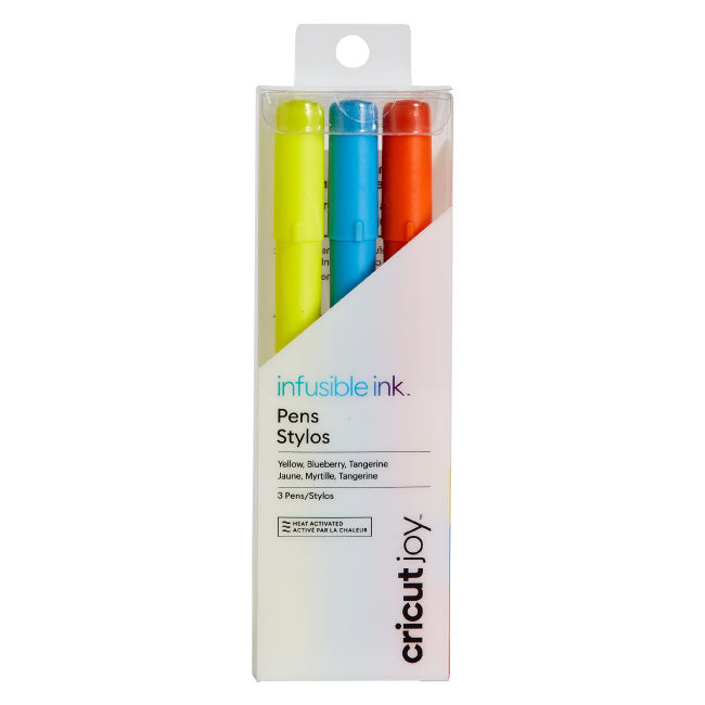 Cricut Joy Infusible Ink Pens - 0.4 (3) Yellow, Bluebberry, Tangerine