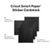 Cricut Smart Paper Sticker Cardstock Black and White Bundle 10 Sheets - 13in x 13in - Adhesive Paper for Stickers