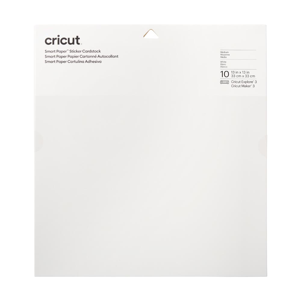 Cricut Smart Paper Sticker Cardstock, White