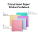 Cricut Smart Paper Sticker Cardstock, Pastels