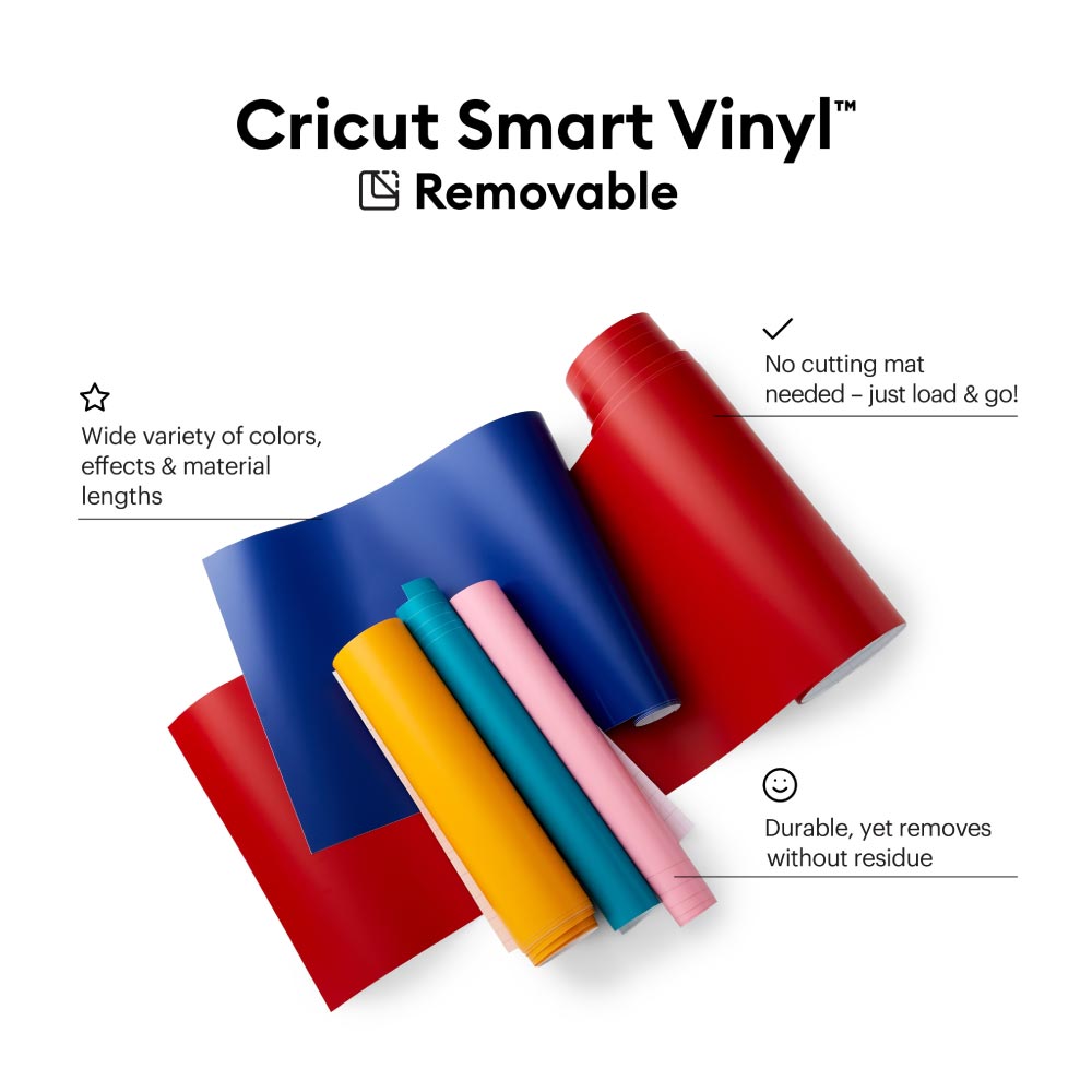 Cricut Smart Vinyl - Removable 12 ft - Ocean - Damaged Package