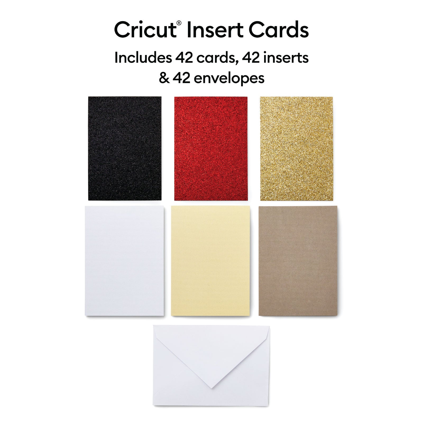 Cricut Insert Cards R10 Glitz and Glam Sampler 42 Count