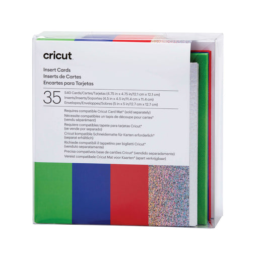 Cricut Insert Cards, Rainbow Scales Sampler - S40 35 ct - Damaged Package