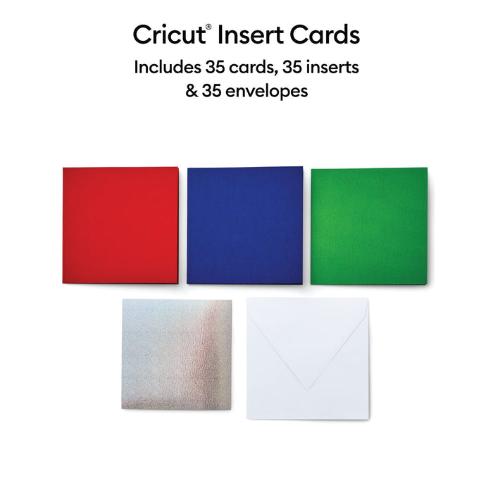 Cricut Insert Cards, Rainbow Scales Sampler - S40 35 ct - Damaged Package