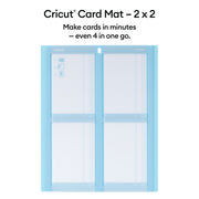 Cricut R20 Watercolor Cards with Rainbow Watercolor Markers and 2x2 Card Mat Bundle