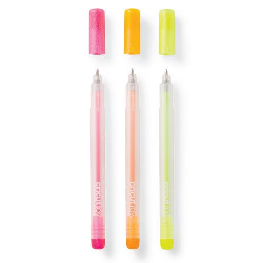 Cricut Joy Glitter Gel Pens 0.8 mm, Neon 3 ct - Damaged Package