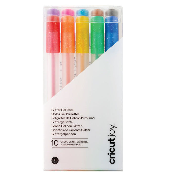 Cricut Joy Glitter Gel Pens 0.8 mm, Rainbow 10 ct - Damaged Package