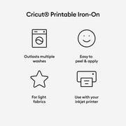 Cricut Printable Iron-On- Light Fabric