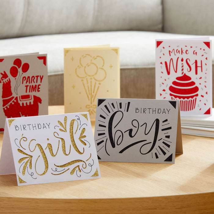 Cricut Joy Insert Cards - Holographic Gray/Silver, 12 ct