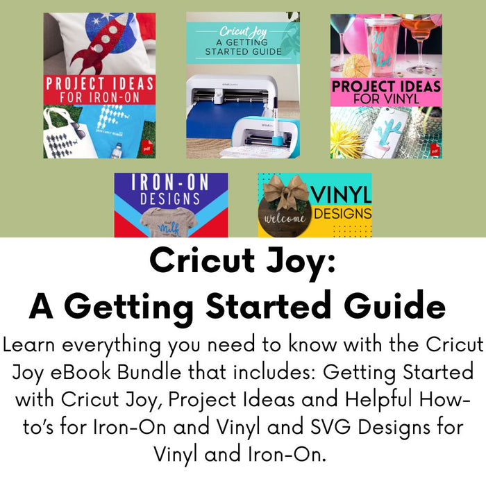 Cricut Joy Xtra and EasyPress Mini with Iron-on Vinyl Sample Pack Bundle