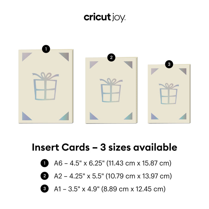 Cricut Insert Cards, Sensei Sampler - R30 12 ct , 4.25" x 6.25" - Damaged Package