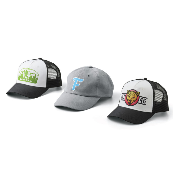 Cricut Trucker Hat Blank, Sublimation Mesh Baseball Cap, Polyester Mesh Trucker Hat - Black