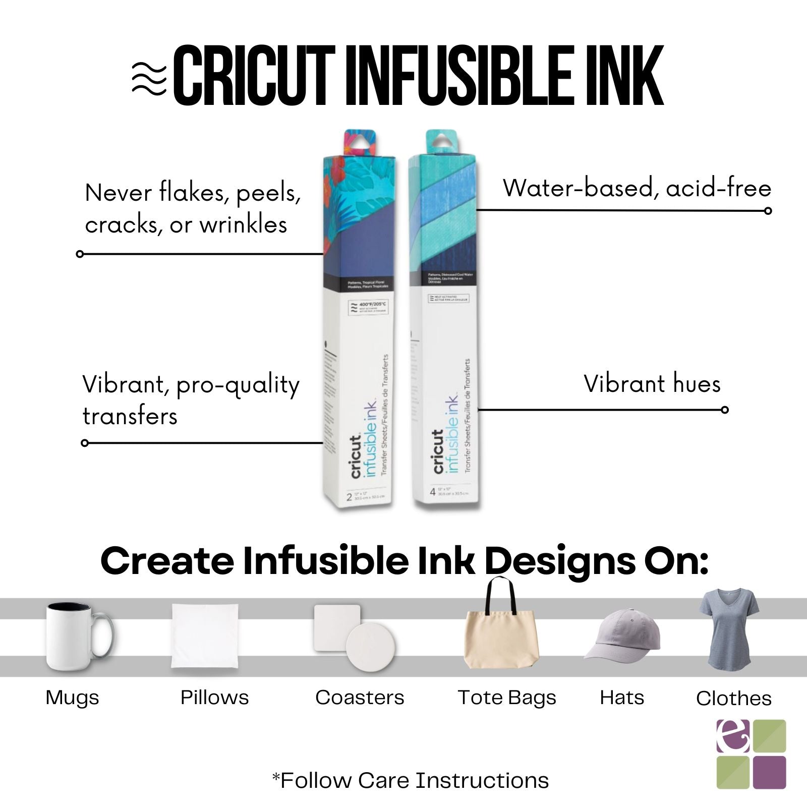 Cricut hot infusible ink transfer Sheets/everyday iron on