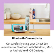 Cricut Joy Machine with Smart Vinyl Rolls, Standard Grip Cutting Mat and Joy Tool Set Bundle