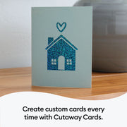 Cricut Cutaway Cards Spring Rain Sampler Double Pack with Cricut Card Mat 2x2 Bundle