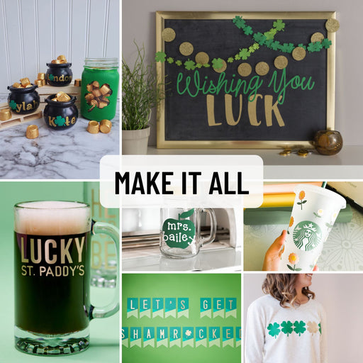 Cricut Smart Vinyl Lucky Bundle - 3ft Adhesive Vinyl Rolls