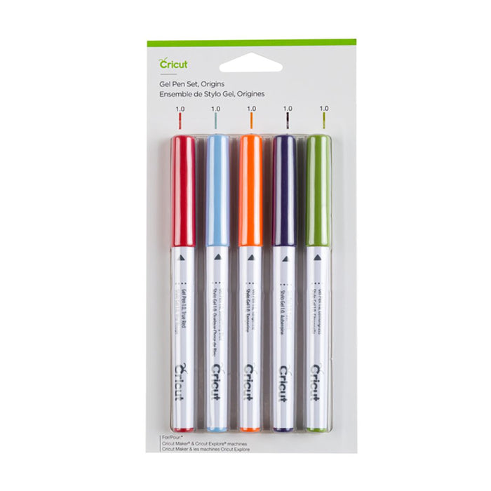 Cricut Gel Pen Set, Origins 5 ct