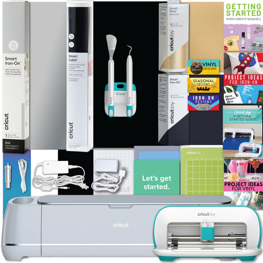 Cricut Maker 3 Machine and Joy Machine Combo with Materials Sampler Bundle