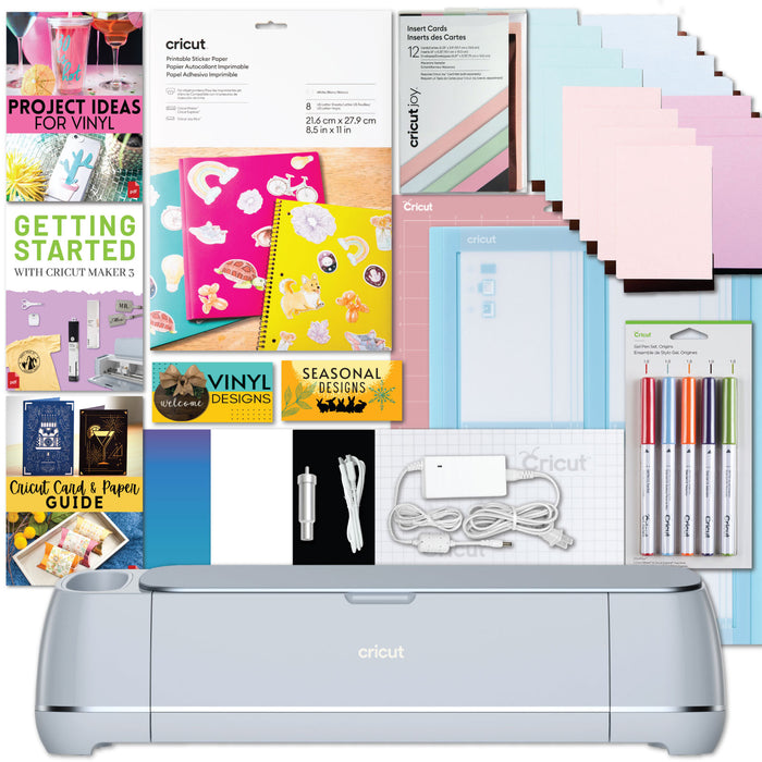 Cricut Maker 3 Machine with Sticker Paper and Card Kit Bundle