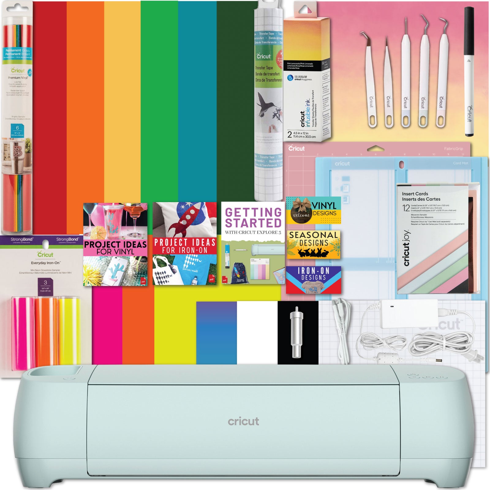 Cricut Explore 3 Craft Cutting Machine Ultimate Sampler Bundle