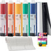 Cricut Smart Vinyl Rainbow Bundle - 3ft Colored Adhesive Vinyl Rolls and 30ft Black and White Rolls