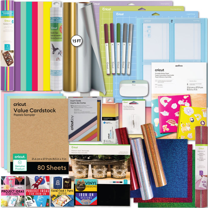 Cricut Ultimate All-in-One Materials & Accessories Bundle for Cricut Explore Air & Maker