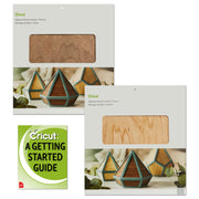 Cricut Natural Wood Veneers Bundle, Cherry and Walnut, 12x12