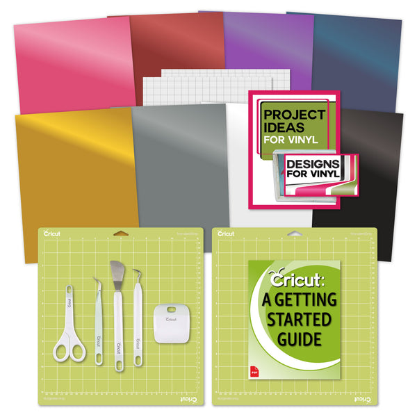 Cricut Starter Bundle, Beginner Guide, Basic Tool Kit, Sketch Pen