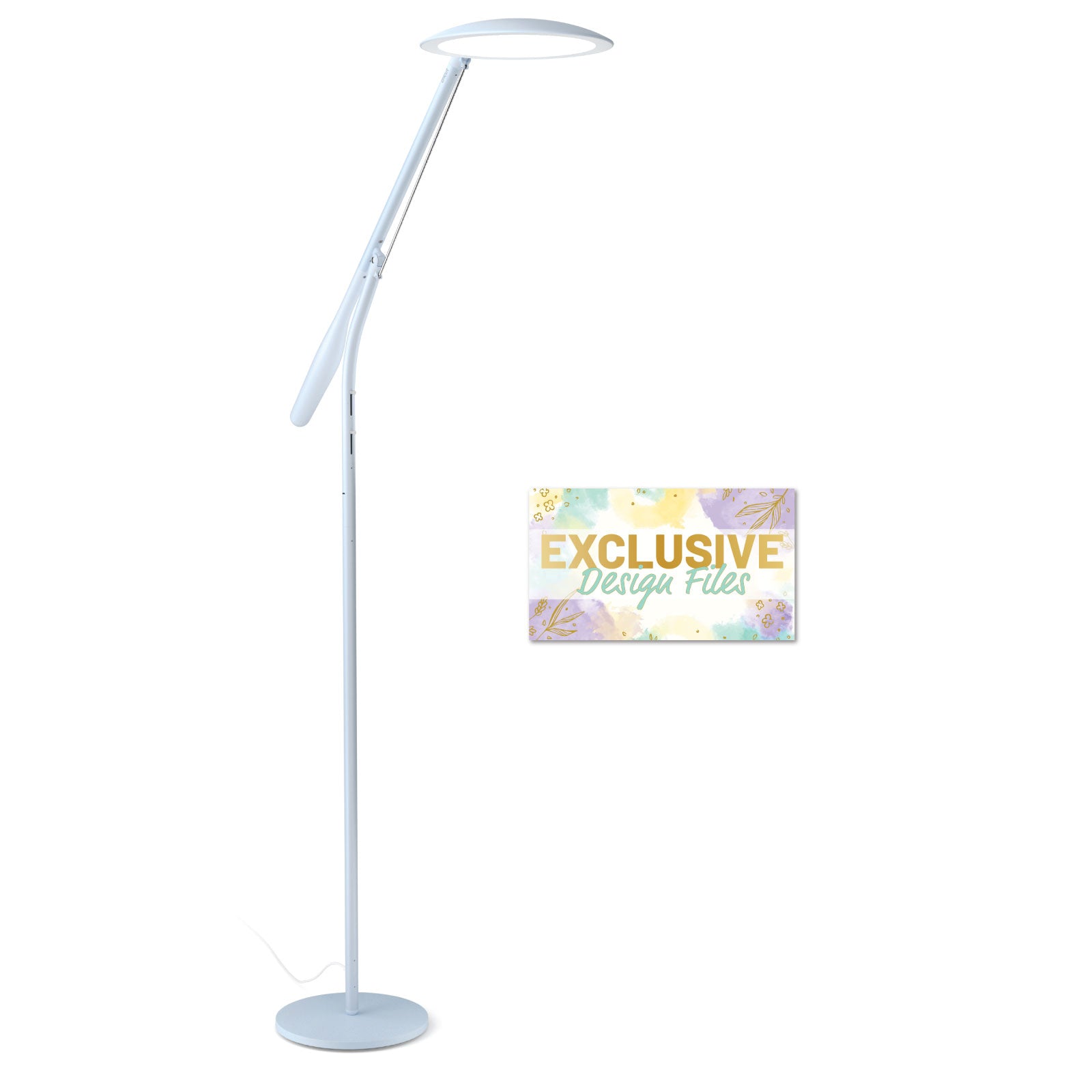 Cricut Bright 360 Floor Lamp & Design Files Bundle