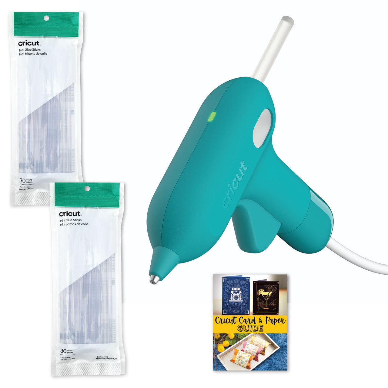 Cricut Glue Gun and Cricut Mini Glue Sticks Bundle