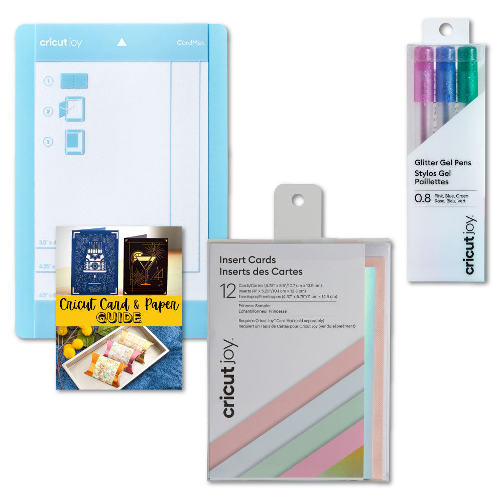 Cricut Joy Card Making Bundle - Watercolor Cards, Pens and Card Mat