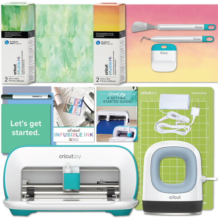 Cricut Joy Machine with EasyPress Mini Press and Infusible Ink Materials Bundle