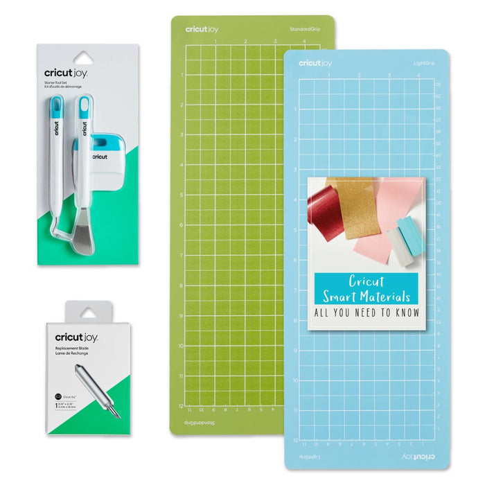 Cricut Joy Machine Beginner Bundle - Grip Mats, Tool Kit, Blade and eBook