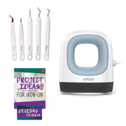 Cricut EasyPress Mini, Zen Blue Heat Press Machine and Weeder Tool Set Bundle